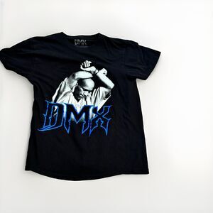 DMX Unisex T-Shirt: Arms Crossed In Size Men’s Medium Black And Blue